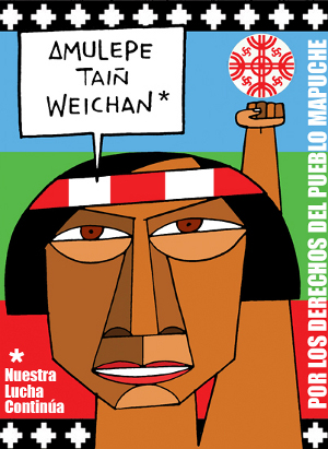 For the rights of the Mapuche people