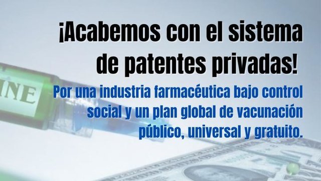 Acabemos con el sistema de patentes privadas! – Rebelion