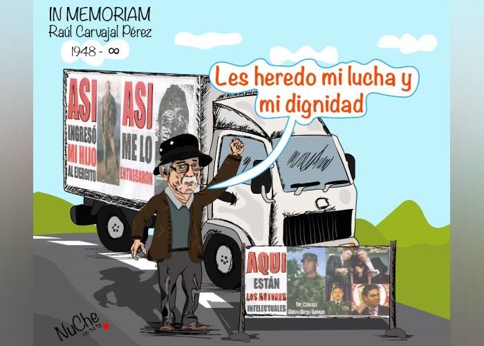 Caricatura: Don Raúl, un héroe en la lucha contra el terror de Estado -  Las2orillas