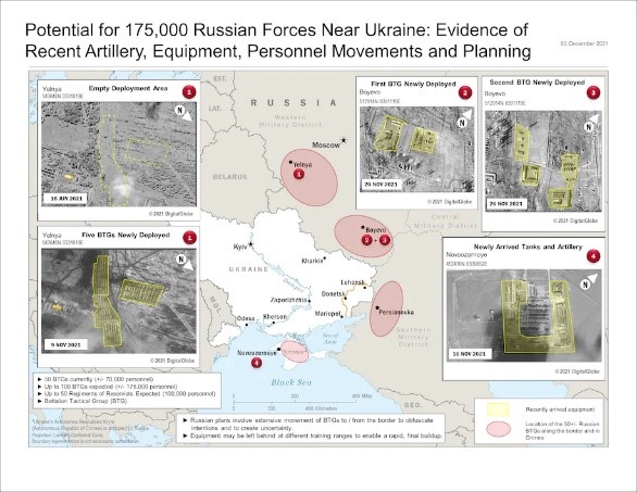 USA Intelligence document on Russian military movement. (Obtained by The Washington Post.