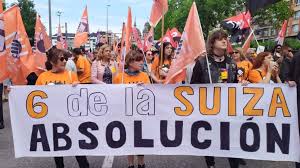 Manifestación en Gijón en apoyo a "los 6 de La Suiza" - miGijón