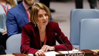 Mona Juul Crédito de la foto: AP Photo/Richard Drew